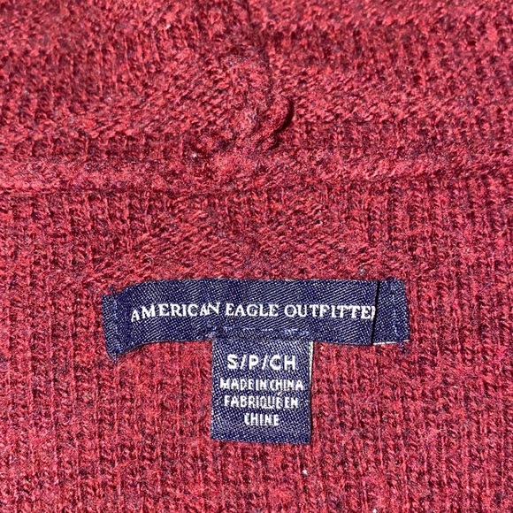 American Eagle Knit Hoodie Size Small - Picture 3 of 3